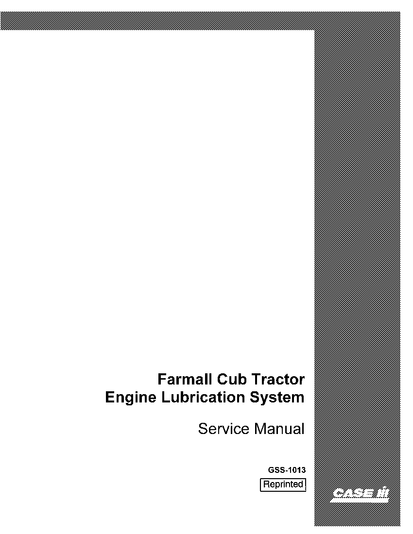 Farmall cub manual download